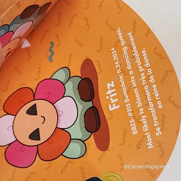 🎃 Fritz Pumpkin Flower 2024 Halloween GroovySpookySeries 5" Bum Bumz by Russ - Picture 4 of 9